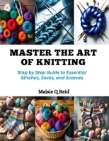Master the Art of Knitting: Step by Step Guide to Essential Stitches, Socks, and Scarves B0CQMLLNSQ Book Cover