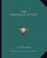 The Imminence Of God 1425333745 Book Cover