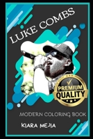 Luke Combs Modern Coloring Book (Luke Combs Modern Coloring Books) B0863R7LXP Book Cover