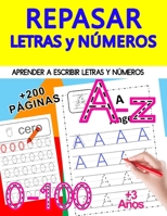 Aprender a Escribir Letras y N�meros: Libro de Actividades Para Ni�os +200 P�ginas B08RQNPS2J Book Cover