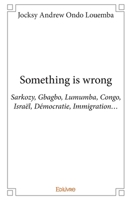Something is wrong: Sarkozy, Gbagbo, Lumumba, Congo, Israël, Démocratie, Immigration... (French Edition) 233402788X Book Cover