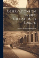 Observations on Higher Education in Europe 1021403598 Book Cover