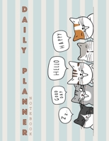 Notebook: Daily planner notebook with cute cover and daily planner pages, Extra large (8.5 x 11) inches, 110 pages, planner notebooks 1674604432 Book Cover