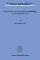 Europaische Marktmissbrauchsverordnung Und Individualschutz 3428155998 Book Cover