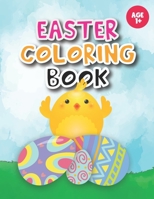 Easter coloring book: Coloring for Toddlers, Preschool Children & Kindergarten full with bunnies, rabbits, Easter eggs and more B088JFMZR7 Book Cover