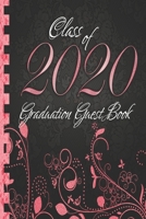 Class of 2020: Graduation Guest Book I Elegant Black and Red Binding I Portrait Format I Well Wishes, Memories & Keepsake with Gift Log I Graduation Gift 2019 High School College 1712190601 Book Cover