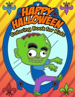 Happy Halloween Coloring Book for Kids: i spy halloween book for kids (halloween coloring books for kids and children) 1697319742 Book Cover