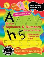 Write Alphabet & Numbers Step by Step - Uppercase, Lowercase, 1 to 50 (Big Book Series) 1497305101 Book Cover