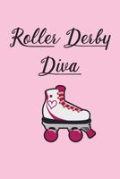 Roller Derby Diva Dot Grid Notebook 1090940572 Book Cover