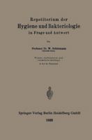 Repetitorium Der Hygiene, Bakteriologie Und Serologie in Frage Und Antwort 3642529380 Book Cover