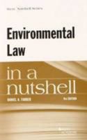 Environmental Law in a Nutshell, 8th 0314233563 Book Cover