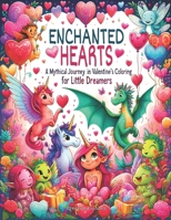 Enchanted Hearts: A Mythical Journey in Valentine's Coloring for Little Dreamers Ages 2-8 B0CST7X1QX Book Cover