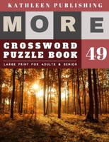 Crossword Puzzles Large Print: crosswords for the elderly More 50 Easy Puzzles Large Print Crosswords to Keep you Entertained for Hours forest garden design 168838832X Book Cover
