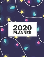 2020 Planner: 8.5x11Christmas Lights Holiday Season 2020 Planner Yearly Agenda (1 January - 31 December 2020 ) 1709898356 Book Cover
