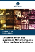 Determinanten des modernen Unternehmens - Beschreibende Methode (German Edition) 6208070287 Book Cover