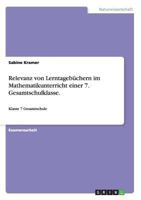 Relevanz von Lerntagebüchern im Mathematikunterricht einer 7. Gesamtschulklasse 3640331702 Book Cover