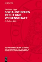 Sozialistisches Recht Und Wissenschaft 311277440X Book Cover