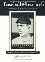 The Baseball Research Journal, Volume 22 (Baseball Research Journal) 0910137544 Book Cover