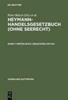 Handelsgesetzbuch: Kommentar 3110147602 Book Cover