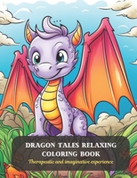 DRAGON TALES Relaxing Coloring Book: Therapeutic and imaginative experience B0CDFS7689 Book Cover