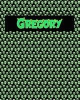 120 Page Handwriting Practice Book with Green Alien Cover Gregory : Primary Grades Handwriting Book 1096809613 Book Cover