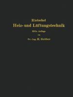 H. Rietschels Lehrbuch Der Heiz- Und Luftungstechnik 3662233908 Book Cover