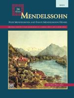 Mendelssohn -- 24 Songs: Medium Voice 0882845233 Book Cover