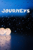 Journeys: 90 Pages of 6 X 9 Inch Bound Top Half White Blank Bottom Half College Ruled 1692561774 Book Cover