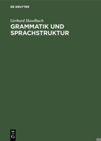 Grammatik Und Sprachstruktur 3111263436 Book Cover