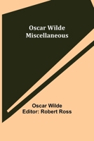 Oscar Wilde Miscellaneous 9356018294 Book Cover