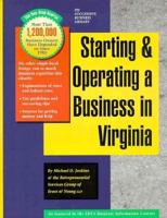 Starting and Operating a Business in Virginia: A Step-By-Step Guide 1555711480 Book Cover