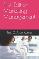 First Edition Marketing Management B089D392GP Book Cover