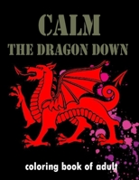 calm the dragon down coloring book: An Irreverently Positive Adult Coloring Book B088BDKG11 Book Cover