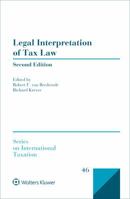 Legal Interpretation of Tax Law 9041184732 Book Cover