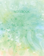 Notebook: Watercolor Marble College Ruled Blank Lined 150 Pages Cute Notebook, Diary, Composition Book for Girls Teens Kids School Writing Notes Journal (8.5 x 11 Inch) 1657541878 Book Cover
