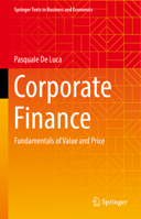 Corporate Finance: Fundamentals of Value and Price 3031182995 Book Cover
