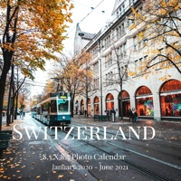 Switzerland 8.5 X 8.5 Photo Calendar January 2020 - June 2021: 18 Monthly Mini Picture Book Cute 2020-2021 Year Blank At A Glance Monthly Colorful Desk Wall Page Planner 2 Years Yearly Overview Large  1673540252 Book Cover