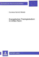 Evangelisches Theologiestudium Im Dritten Reich 3631455666 Book Cover