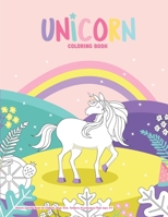 Unicorn Coloring Book for Children; Boys, Girls, Toddlers, Preschoolers, Kids (ages 3+) 1654340812 Book Cover