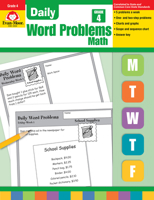 Daily Word Problems, Grade 4 1557998167 Book Cover