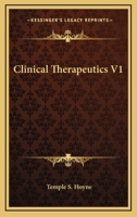 Clinical Therapeutics; Volume 1 1016701268 Book Cover