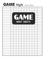 Game Night Sheets: Game Night Score Board 1699073929 Book Cover
