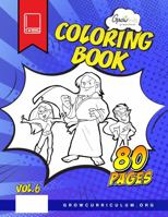 Preschool Grow Kids Coloring Book (Volume 6): 80 Coloring Pages and Activities inspired by the Bible 1737226723 Book Cover