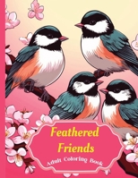 Feathered Friends: A Colorful Journey - Exquisite Adult Coloring Book Celebrating the World of Birds B0C5316FWC Book Cover