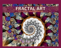 Fractal Art: A Coloring Book by Doug Harrington 0764974688 Book Cover