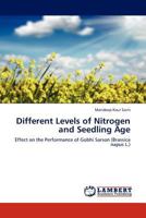 Different Levels of Nitrogen and Seedling Age 3845436972 Book Cover