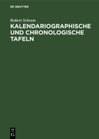 Kalendariographische Und Chronologische Tafeln 1017125821 Book Cover