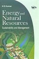 Energy and Natural Resources: Sustainability and Management 8189766015 Book Cover