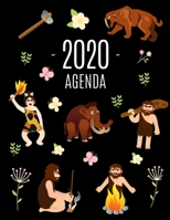 Cavernicolo Agenda 2020: Pianificatore Annuale 2020 | Da Gennaio a Dicembre (12 Mesi) | Organizer & Diario (Italian Edition) 1661182097 Book Cover