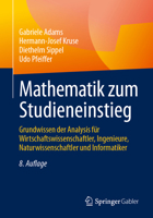 Mathematik zum Studieneinstieg: Grundwissen der Analysis für Wirtschaftswissenschaftler, Ingenieure, Naturwissenschaftler und Informatiker (German Edition) 366270028X Book Cover